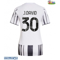 Juventus Jonathan David #30 Hjemmedrakt Dame 2025-26 Kortermet